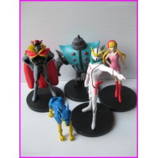 KYASHAN SET 5 figure Gashapon TATSUNOKO Anniversary